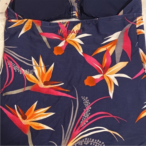 Hapari NWT Amalfi print V Neck Tankini Top Size Medium 8-10 - Picture 3 of 8